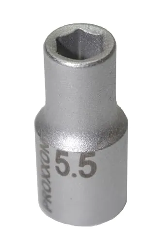 PROXXON 23713 Steckschlüsseleinsatz/Nuss 5,5mm Antrieb 6,3mm (1/4