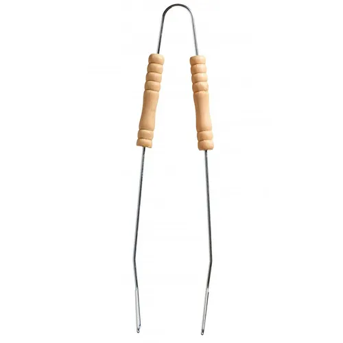 Best Sporting Grillzange Edelstahl antihaft-beschichtet mit Holzgriffen