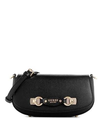Guess Mimina Umhängetasche schwarz HWBG8015200-BLA - Stylische Umhängetasche aus hochwertigem Lederimitat, ideal für jeden Anlass und perfektes Accessoire für modebewusste Frauen.