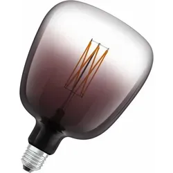 OSRAM Vintage 1906 LED-Lampe 4,5W mit Smoke-Tönung - Energiesparlampe mit warmweißer Lichtfarbe und dimmbarem Filament-Design. Ideal für dekorative Einbauten, Lebensdauer bis zu 15.000 Stunden und sofort 100% Licht ohne Aufwärmzeit.
