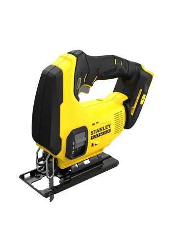 Stanley 20V MAX* Jigsaw Bare - Elektrische Stichsäge für präzise Schnitte, kabellos und handlich für vielseitige Anwendungen in Holz und Metall.