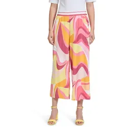 Betty Barclay Damen Culotte in Rosa, Größe 46 - Jeans im relaxed fit mit elastischem Bund, ideal für einen lässigen Look in 3/4-Länge - perfekt für den Frühling/Sommer.