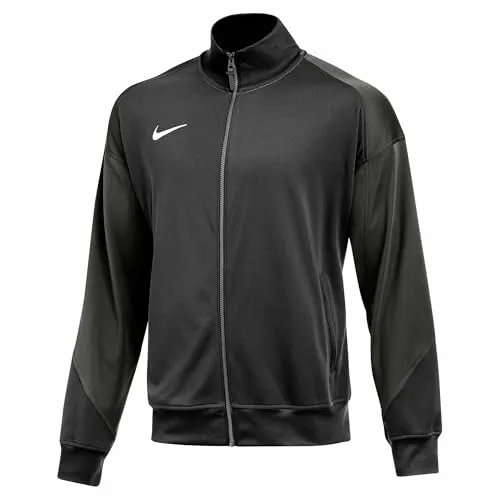 Nike FD7727-010 M NK DF ANTHM JKT K 24 Herrenjacke Schwarz/Anthrazit - Atmungsaktive Herrenjacke mit lockerer Passform für optimalen Tragekomfort. Das moderne Design mit Nike-Logo macht sie zum idealen Begleiter für Freizeit und Sport.