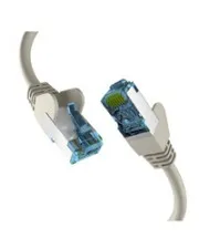 EFB-Elektronik RJ45 PATCHKABEL CAT7 - 50m grau, störungsfreie Datenübertragung und hohe Steckzyklen mit geschirmten Kontakten