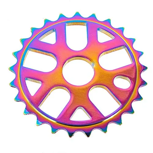 KHE MVP BMX 7005 Aluminium Kettenblatt 25 Zähne OIL-SLICK JET-FUEL CNC nur 56g