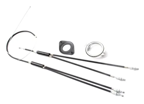 KHE MVP BMX Rotor Set 1 1/8 mit Kabel M6 Schrauben schwarz wie SST ORYG Odyssey