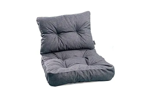 TexDeko Loungekissen Set für Rattanmöbel - Stuhlkissen Set mit Rückenkissen, UV-beständig und wasserabweisend. Hochwertige Materialien sorgen für höchsten Sitzkomfort und eine elegante Atmosphäre in Ihrem Garten.