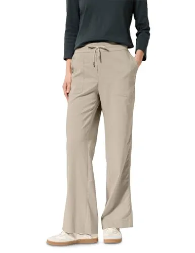 Cecil Damen Wide Leg Hose - Stylische Damenhose im Loose Fit mit High Waist und weitem Bein. Perfekt für lässige Outfits, ausgestattet mit seitlichen Taschen und elastischem Bund für hohen Tragekomfort.