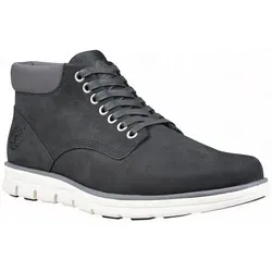 Timberland Bradstreet Mid Lace Up Sneaker, Gr. 45, schwarz - Sportliche Winterstiefel aus hochwertigem Nubukleder mit OrthoLite®-Fußbett und innovativer SensorflexTM-Technologie für optimalen Komfort und Flexibilität.