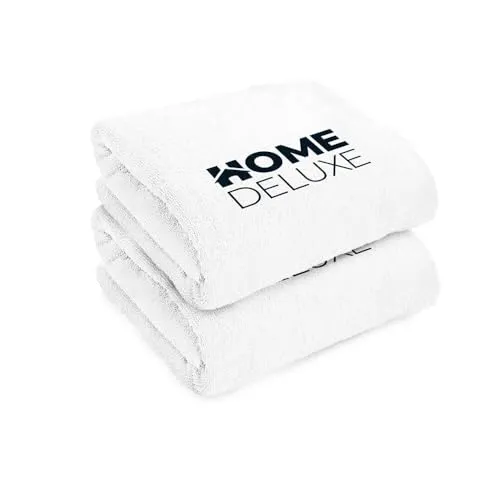 Home Deluxe - Handtuch 2er Set - 70 x 140 cm, 100% Baumwolle I Badetuch Saunatuch Strandtuch Handtuchset