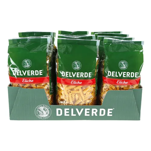 Delverde Pasta Classica Eliche 500g - 12er Pack - Lebensmittel Vorratspacks: Immer griffbereit mit dieser praktischen Großpackung italienischer Pasta aus der Toscana - seit 1827 für höchsten Genuss!
