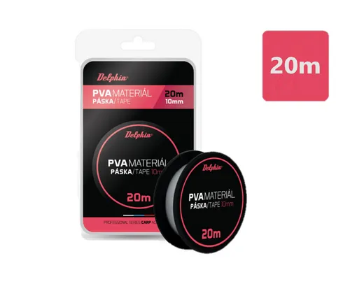 PVA Band  20m  10mm  Karpfenzubehör Schnur wasserlöslich Boilies Carp Delphin