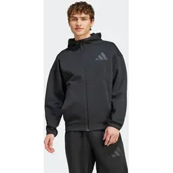 ADIDAS Herren Kapuzensweat New Z.N.E. Zip - Sportlich und gemütlich - Hoodies für Herren, ideal zum Entspannen oder Fokussieren, mit warmem dreilagigem Doppelstrickmaterial und stylishem gummierten 3-Streifen Logo.