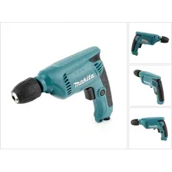Makita Bohrmaschine 6413, 450 W – Leicht und kompakt - Bohrmaschinen – Besonders leicht mit 1,5-10mm Schnellspannbohrfutter, ergonomischem Handgriff und 450W Leistung, ideal für präzises Bohren in engen Räumen.