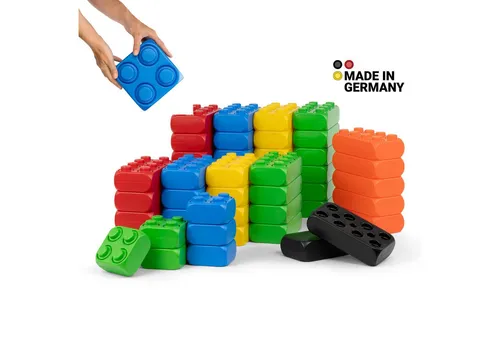 ESDA 20002 XXL-Fun-Blocks - Bauklötze & Bausteine, abgerundete Ecken und minimales Eigengewicht für sicheres und kreatives Spielen, speichelfest und farbenfroh.