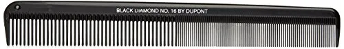 Efalock Professional Black Diamond Ondulierkamm, 1er Pack, (1x 1 Stück)