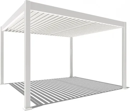 Weide E-Deluxe | Elektrische Pergola mit LED | 3,6 x 4 M