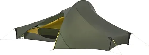 Nordisk Telemark 1 Light Weight Tent Forest Green 2020 - Firstzelt, ultraleicht mit nur 830 g - perfekt für abenteuerliche Wanderungen und Campingtrips.