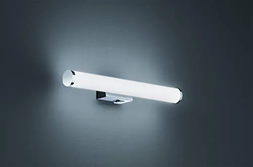 lightling LED Wandleuchte Leo - Wandleuchten für Badezimmer mit IP44 Schutz, elegante Chromoptik und warmweiße Lichtfarbe für gemütliche Atmosphäre.