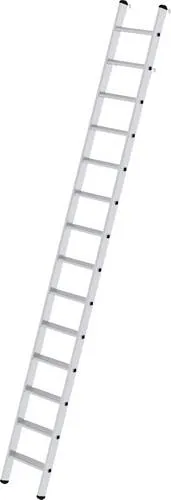 Regalleiter mit 14 Stufen und Einhängehaken - Leiter für sicheren Zugang mit 14 Stufen, senkrechter Einhängehöhe von 3.460mm, ideal für Lager und hohe Regale.