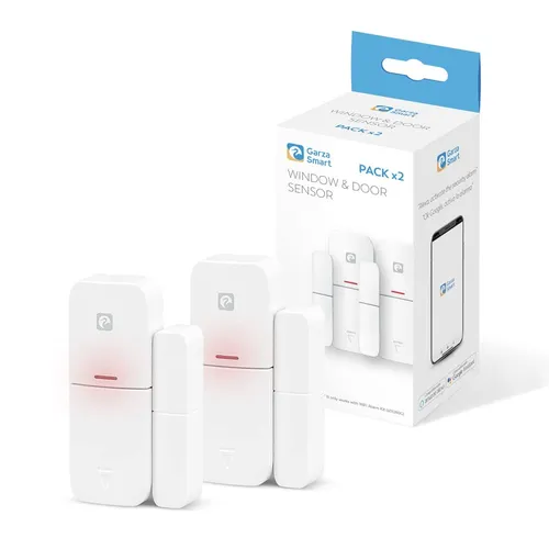 Garza Smart – 2 Stueck Sensor zum Öffnen von Tueren und Fenstern