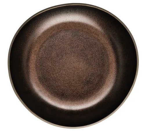 Junto Bronze Teller tief 22 cm in gold von Rosenthal