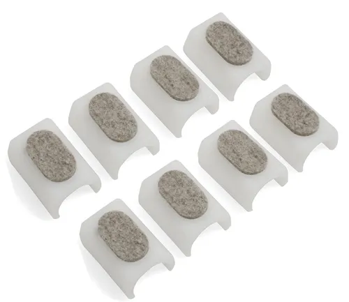 Design61 8X Filzgleiter für Freischwinger Stuhlgleiter Ø 24-25 mm