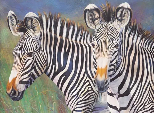 Malen nach Zahlen Junior Zebras 40x32,5 cm Pracht Creatives Hobby  - Neu