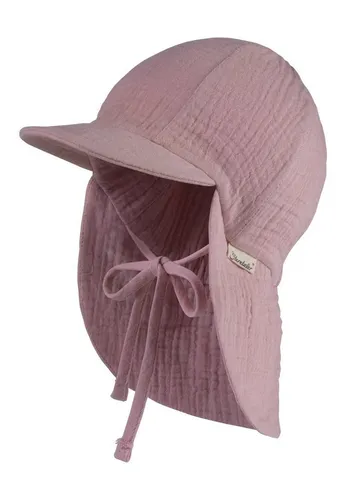 Sterntaler® Schirmmütze 30 Schirmmütze mit Nackenschutz Musselin (1-St)