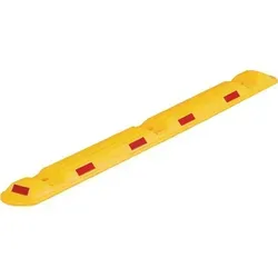 Leitschwelle L1170xB150xH50mm - Signalstark und Wetterfest - Schilder - Aus Polypropylen mit retroreflektierenden Streifen für hohe Sichtbarkeit, ideal für den Außenbereich. Inklusive Befestigungsmaterial.