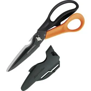 Fiskars Mehrzweckschere 23 cm - Vielseitig und Ergonomisch - Schneidwerkzeug für präzise Schnitte, ideal für Bastel- und Haushaltsprojekte. Ergonomisches Design für komfortables Arbeiten.