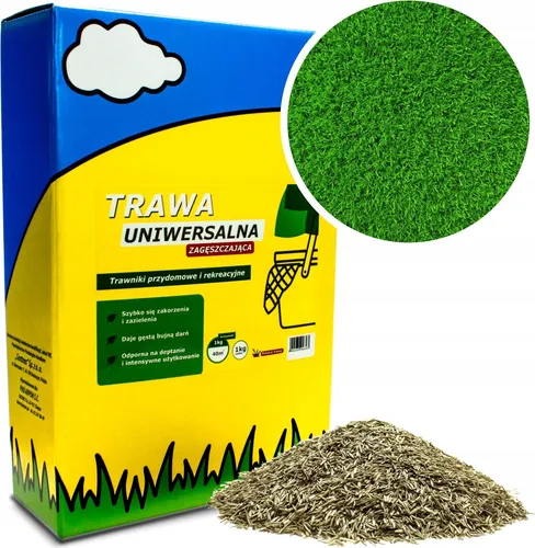 Universal Rasen für Freizeitrasen 1Kg, 40m² Flächenabdeckung, Aussaat Frühling bis Herbst