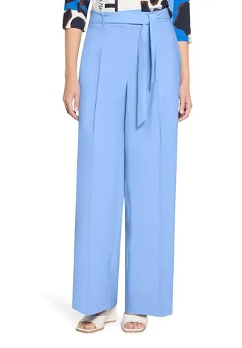 Betty Barclay Damen Stoffhose unifarben 40, Azurine - Modern und Bequem - Modische Damen Stoffhose im Relaxed Fit, ideal für vielseitige Outfits. Die unifarbene Azurine bietet Komfort und Stil für jeden Anlass.