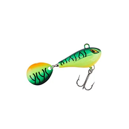 Balzer Shirasu Colonel Spin Buddy Evil Eye - Jigspinner, Größe/Gewicht/Farbe:4cm / 12g / Fire Shark