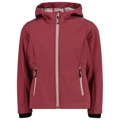 CMP KID G Jacket FIX Hood peony (B709) 116 - Softshelljacke für Mädchen - Die CMP KID G Jacket FIX Hood ist die perfekte Softshelljacke für Mädchen. Sie bietet ganzjährigen Schutz beim Wandern und Outdoor-Aktivitäten mit hoher Wetterbeständigkeit und atmungsaktivem Material.