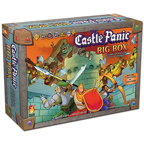 Fireside Games Castle Panic Big Box 2e | Game for Adults and Family | Cooperative Board Game | Ages 8+ | for 1 to 6 Players | Average Playtime 45 Minutes | Made by