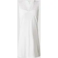 Hanro Nachthemd mit Häkelspitze Modell 'Moments' in Weiss, Größe S