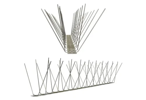 PestSystems Taubenspikes 10 Meter (20 x 0,5m) Taubenspikes 4-reihig auf V2A-Standard