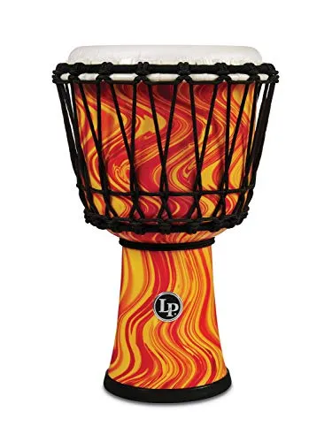 LP Latin Percussion Djembe Orange Marble 7
