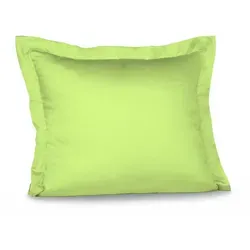 fleuresse Kissenbezug Satin 35 x 40 cm Grün Apfelgrün von fleuresse