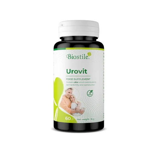 Biostile Urovit Kapseln – Unterstützung für männliche Vitalität - Nahrungsergänzungsmittel zur Förderung der Prostata- und Harnwegsfunktion mit natürlichen Pflanzenextrakten, Zink und Selen für einen gesunden Testosteronspiegel.