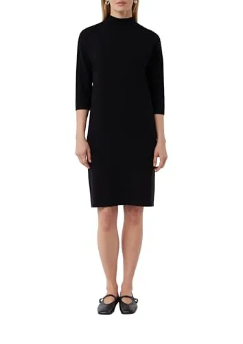 Strickkleid COMMA für Damen, Gr. 38, schwarz von comma,