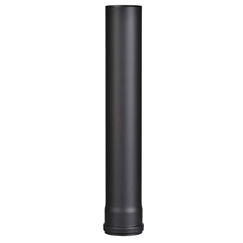 FIREFIX R80/5 Pelletofenrohr - Hochwertiges Pelletofenrohr aus 1,2 mm starkem Stahl, 80 mm Durchmesser, 500 mm lang, mit Temperaturklasse bis 200° C, ideal für effiziente Pelletöfen.