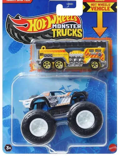 NIGHT SHIFTER - Doppel Pack Bonus Car Monster Trucks HW Hot Wheels 1:64 Mattel