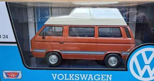 VW T3 Camping Bus Modellauto 1:24 von Motormax