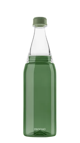 Trinkflasche PROFINO SPARKLE LB 27.70x7.50 cm grün