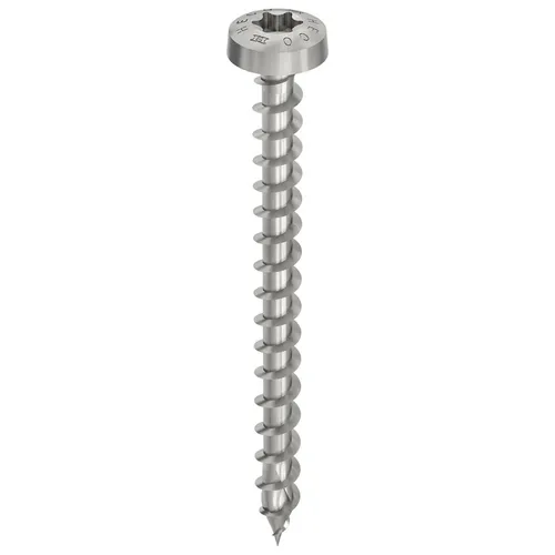 Heco TOPIX-plus 3,5x30 Var.Vollgew. T-20 Panhead A2, 61981 (200 Stück) - Hochwertige Schrauben mit 200 Stück pro Packung. Ideal für vielseitige Anwendungen, robust und zuverlässig für den professionellen Einsatz.