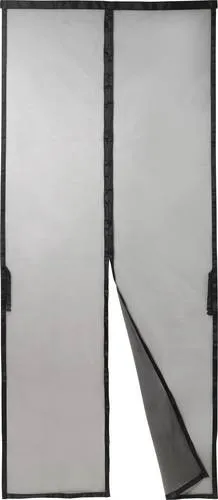 Renkforce RF-IS-100 RF-6442918 Magnetvorhang (L x B) 210cm x 90cm Schwarz 1St.