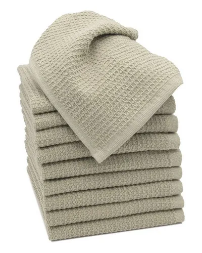 ZOLLNER Seiftuch, (10-St), 30 x 30 cm, 100% Baumwolle, vom Hotelwäschespezialisten, Waffelpique