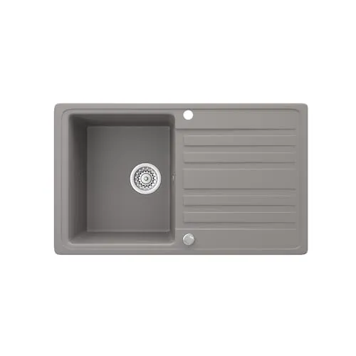 Bergström Granit Spüle 765x460mm Beton - Sanitäranlagen & Zubehör, hochwertiges Spülbecken mit 80% Quarzanteil für erstklassige Verarbeitung und außergewöhnliche Qualität.